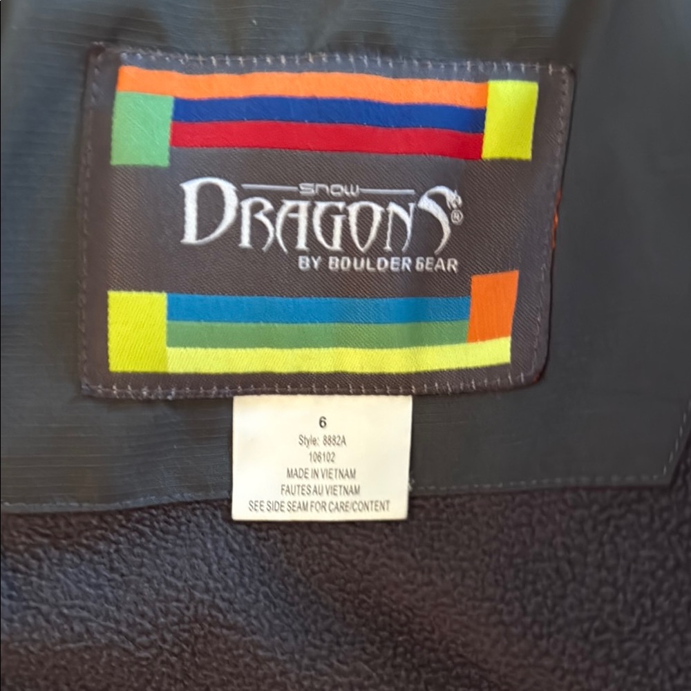 Snow Dragons by Boulder Gear Jacket